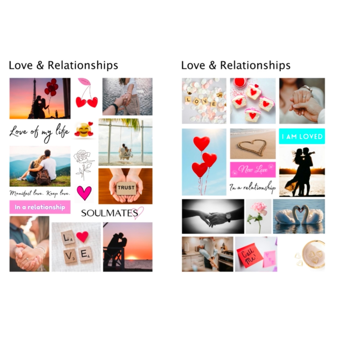 vision boards video vibrant colors