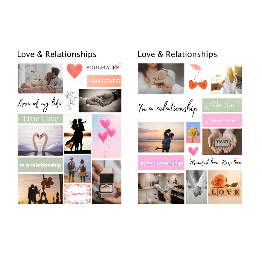 The Signature Vision Board Kit - Pastel Colors