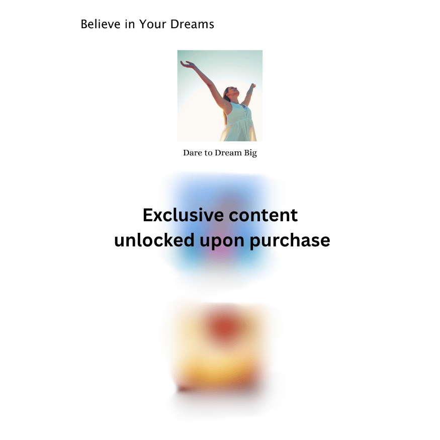 believe in your dreams vision board