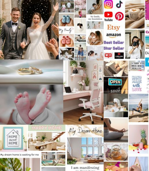 Digital vision boards